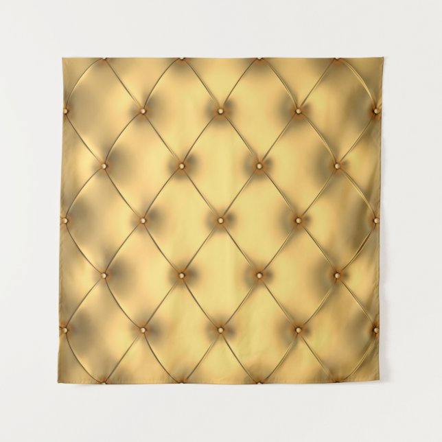 Golden Glamour: Luxurious Interior Decor. Tapestry (Front)