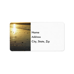 Golden Glassy Sand Label