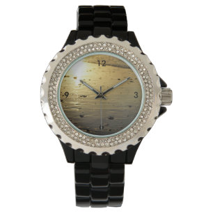 Golden Glassy Sand Watch