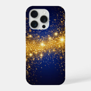 Golden Glitter and Sparkles iPhone 15 Pro Case