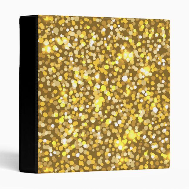 Golden glitter binder (Front/Spine)