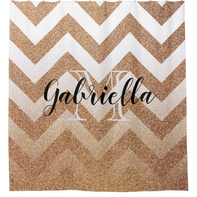 Golden Glitter Chevrons (Front)