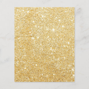 Golden Glitter Diamond Flyer