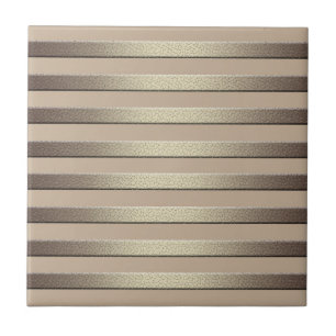 Golden glitter gradient striped lined stripes bron tile