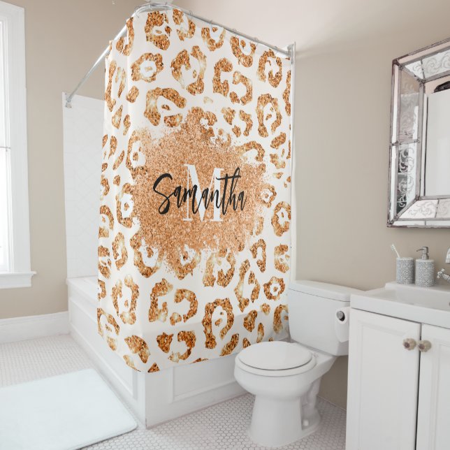 Golden Glitter Leopard Print (In Situ)