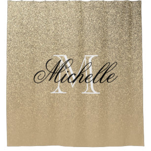 Golden Glitter Monogram