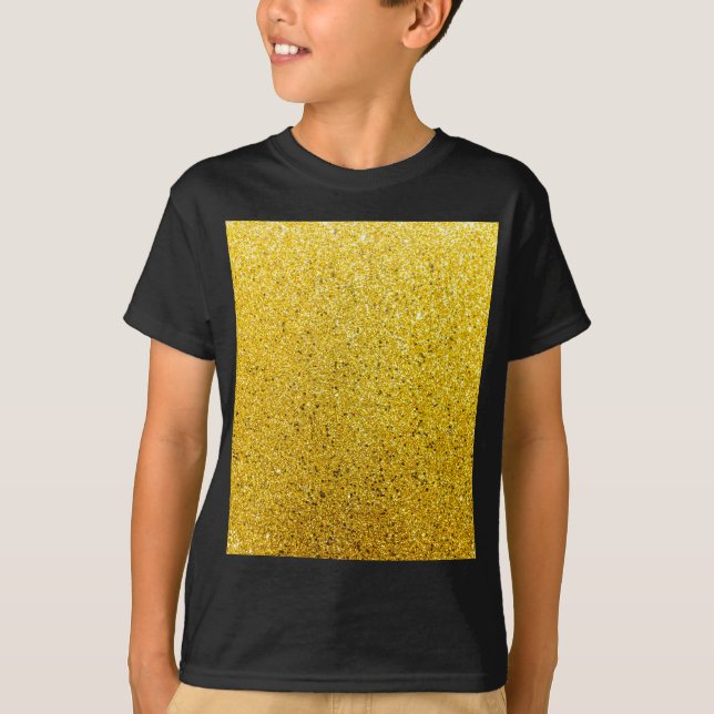 Golden Glittery Sunshine T-Shirt (Front)