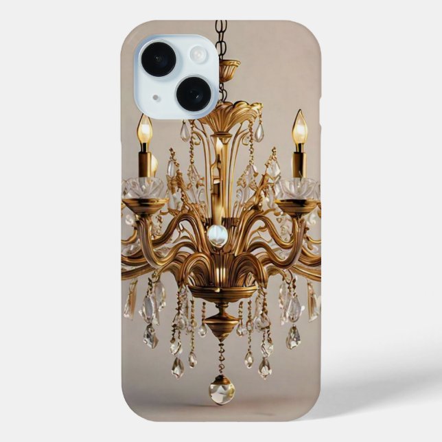 "Golden Glow Chandelier" Case-Mate iPhone Case (Back)