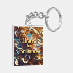 "Golden Glow" Keychain