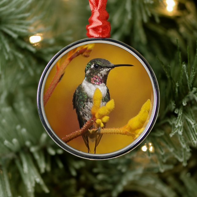 Golden Glow Metal Ornament (Tree)