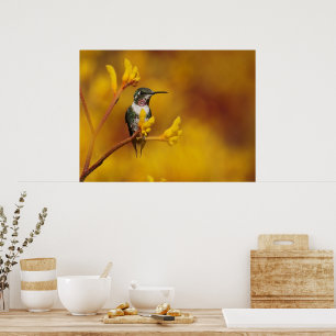 Golden Glow Poster