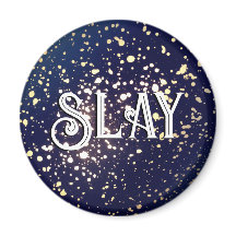 Golden Glow Slay Magnet