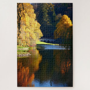Golden Gorgeous, autumn at Stourhead Jigsaw Puzzle