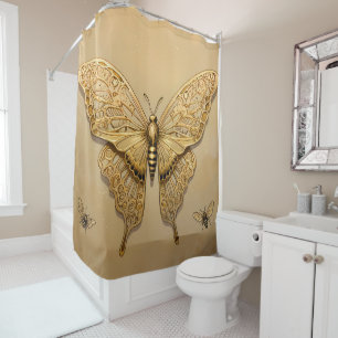 Golden Grace: The Enchanting Butterfly