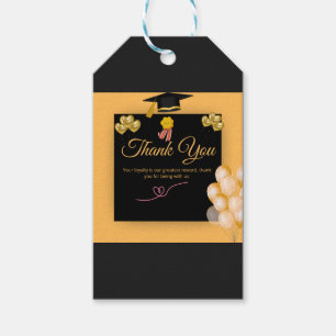 Golden Graduation Celebration 2026 Gift Tags