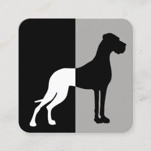 Golden Great Dane Fancy Cartes de visite