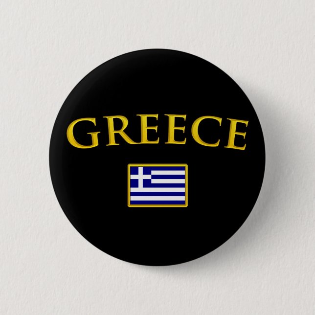 Golden Greece 2 Inch Round Button (Front)