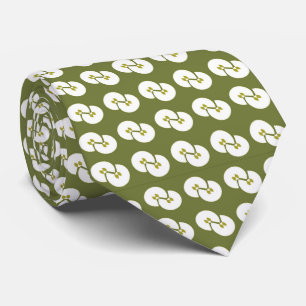 golden green necktie