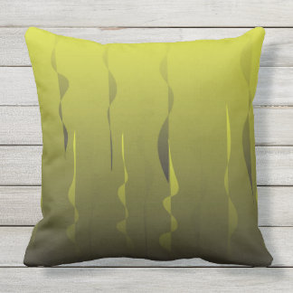 golden green outdoor pillow