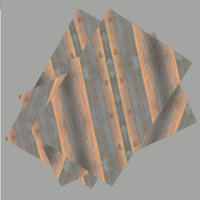 Golden Grey diagonal Woodgrain Rustic
