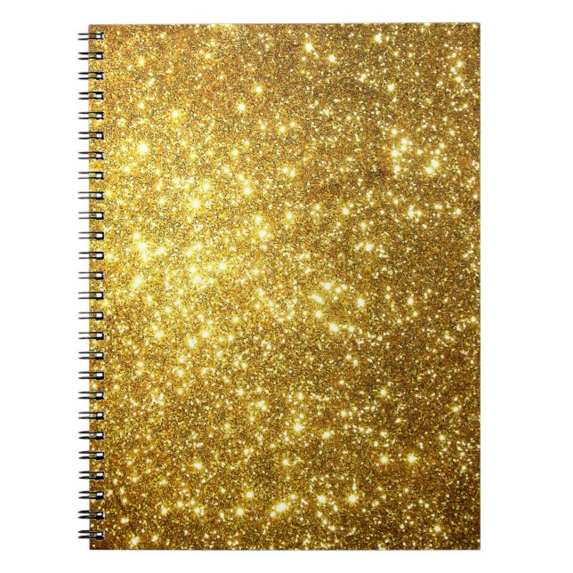 Golden grunge, high-resolution raster illustration notebook (Front)