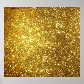 Golden grunge, high-resolution raster illustration poster