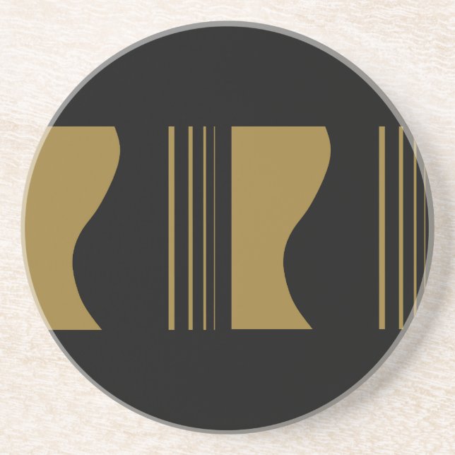 Golden Guitar Coaster (Front)