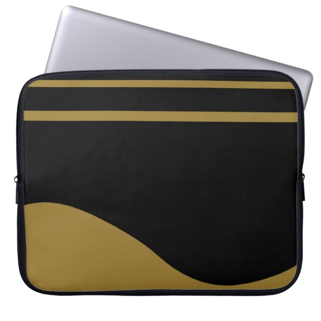 Golden Guitar Laptop Sleeve (Front)