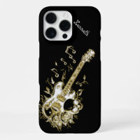 Golden Guitar Melody in Motion