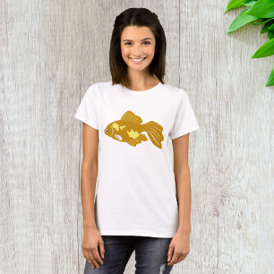 Golden Guppy Fish Cute Tropical Aquarium Fish  T-Shirt