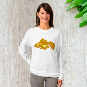 Golden Guppy Fish Cute Tropical Aquarium Fish T-Shirt