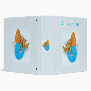 golden hair mermaid binder