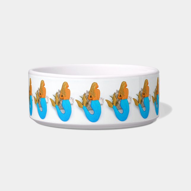 golden hair mermaids bowl (Front)