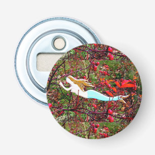 golden-haired mermaid bottle opener