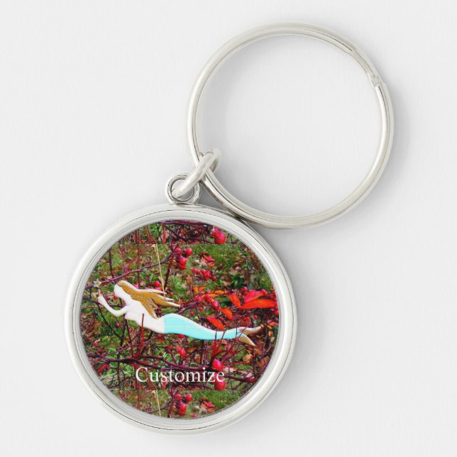 Golden-haired mermaid Thunder_Cove Keychain (Front)