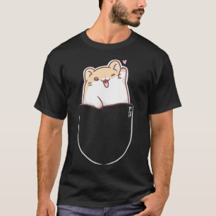 Golden Hamster Pocket Funny Pet Animal Lover T-Shirt