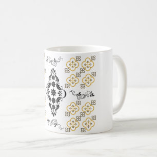 Golden Harmony - Conception de Mug avec Motif arab