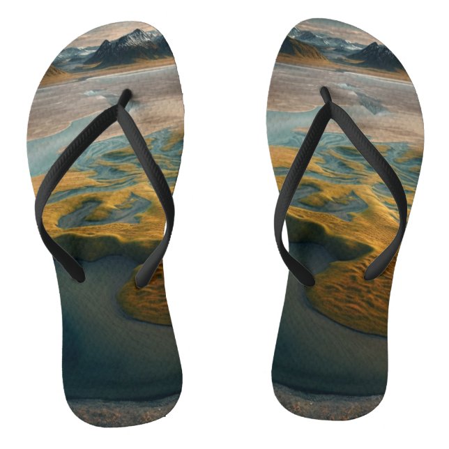 Golden Harmony Flip Flops (Footbed)
