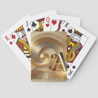 golden harmony playing cards