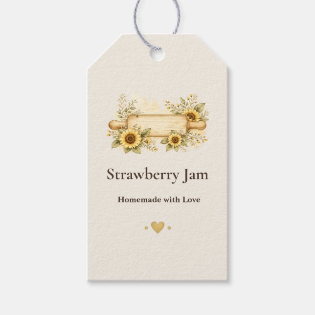 Golden Harvest Bakery Gift Tags (Front)
