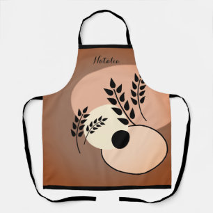 Golden Harvest Earth Tones Botanical Apron