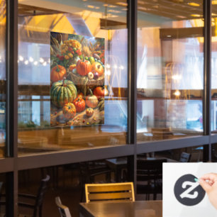 Golden Harvest Window Cling