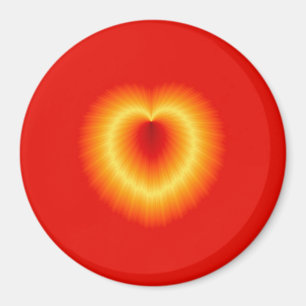 Golden Heart Magnet