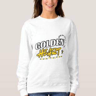 Golden Heart Mom Sweatshirt Mother’s Day Gift