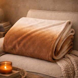 Golden Hearth Fade Fleece Blanket