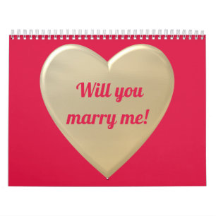 golden  hearts calendar