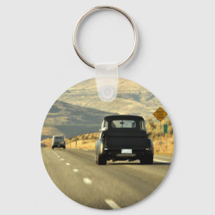 Golden Highway Keychain