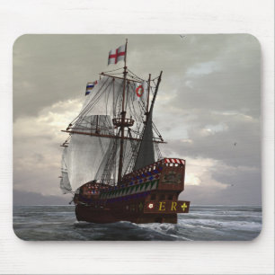 Golden Hind Mouse Pad