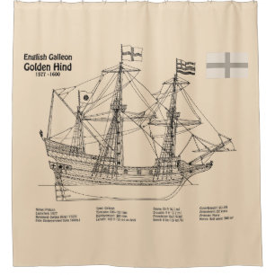 Golden Hind - Ship Blueprint Plans SD