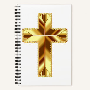 GOLDEN HOLY CROSS NOTEBOOK